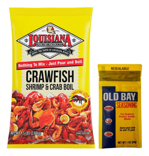 Louisiana Crawfish Shrimp And Crab Boil 2.04 Kg & Olb Bay