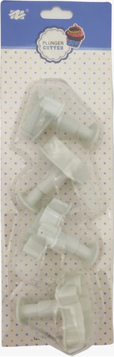 Imagen 2 de 3 de Cortante Expulsor Set X4 Animales Selva