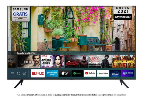 Imagen 1 de 7 de Led Samsung 65 Au7000 Uhd 4k Smart Tv 2021