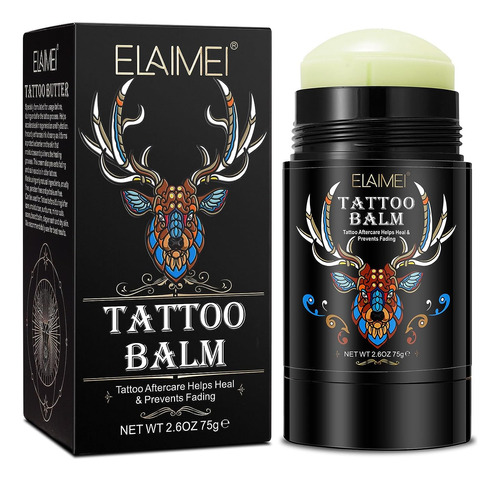 Tattoo Aftercare Butter Balm, 2.6 Oz, Old & New Tattoo Moist