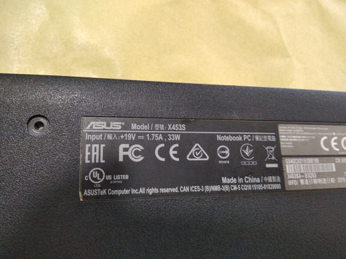 Partes De Carcasa Asus X453s