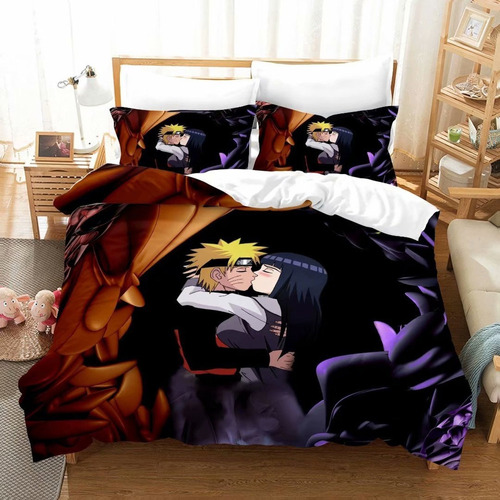 Naruto Juego De Ropa De Cama Doble, Suave Y Cómodo 220