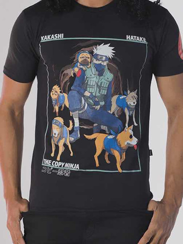 Camiseta Geek Piticas Kakashi Dogs