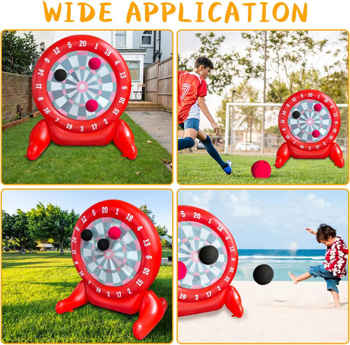 6.4ft Juegos De Dardos Gigantes, Diana De Fútbol Jumbo...