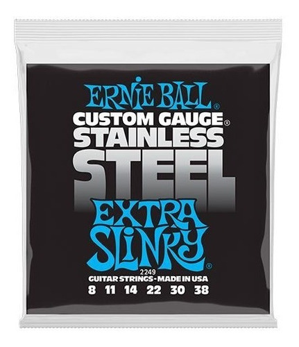 Encordado Ernie Ball 008 Steel Electrica 2249
