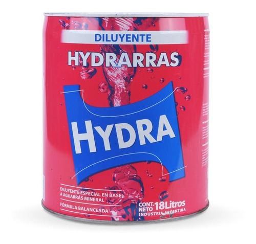 Hydra Aguarras Hydrarras X 18 Litros Diluyente Para Pinturas