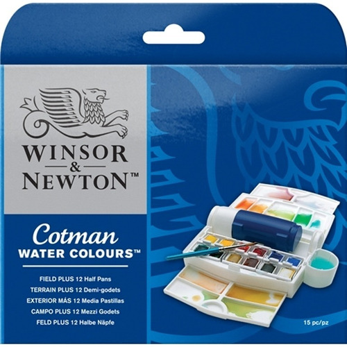 Set 12 Acuarelas Hp Field Box Winsor And Newton