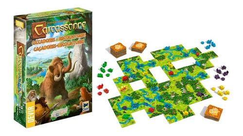 Imagen 2 de 4 de Juego De Mesa Carcassonne Cazadores Y Re... Devir Muy Lejano