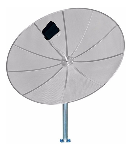 Antena Parabólica Banda C Telada Via Satélite 170cm 1,70m