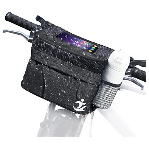 Bike Basket Front Bag, Bicycle Insulated Handlebar Bag ...