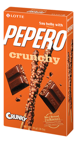 Pepero Crunchy Stick De Galleta Y Chocolate - Origen Corea