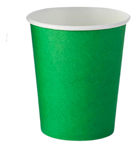 Vaso Stendy Polipapel 8 Onzas Descartable Pack X50 Unidades Color Verde