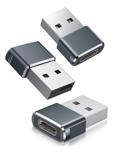 Adaptador Basesailor Usb A Usb C Tipo C Hembra A Usb A Macho Color Gris