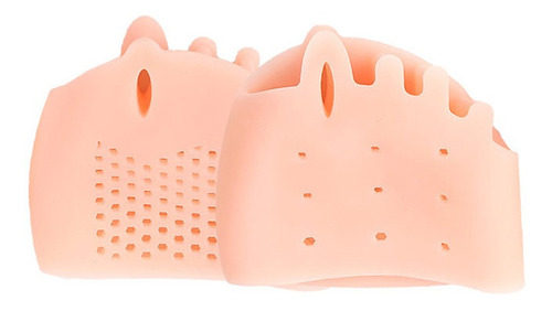 Palmilha Em Gel Silicone Alívio Dores No Pé Ortopédica Bege