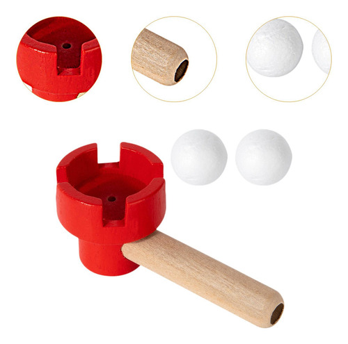 Juguete De Bolas De Soplador, Divertido, Educativo, Rojo