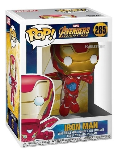 Funko Pop Iron Man 285 Avengers Infinity War Orig Scarlet