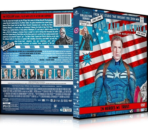 Dvd Capitão América O Soldado Invernal [ 2014 ] Chris Evans