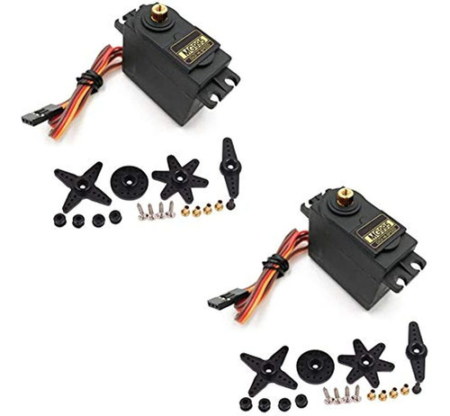 Treedix 2pcs Mg995 Servo Motor Metal Gear Servomotor De Alto