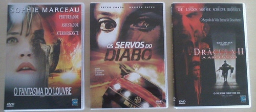 3 Filmes De Terror (em Dvd) - Ref 02