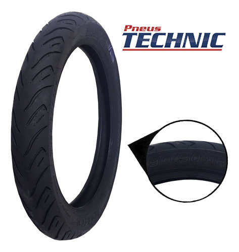 Pneu Aro 18 Com Camara Sport 90/90-18 Ybr 125 Factor