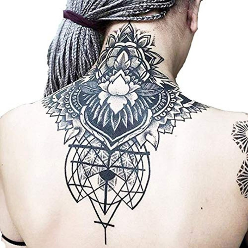 Tinta Para Tatuaje Tatuajes Florales Temporales Extragrandes