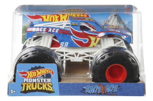 Monster Truck Race Ace Escala 1:24 Hotwheels 