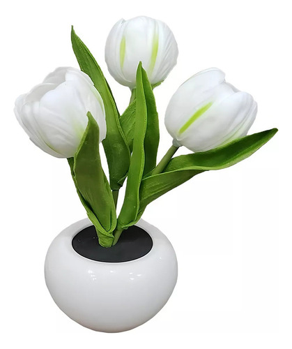 H Lámpara De Lámpara De Maceta De Tulipán De Simulación De Y