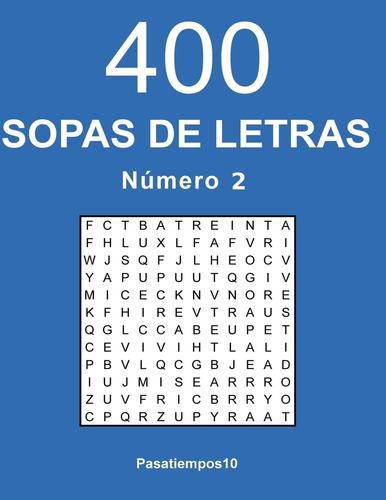 Libro: 400 Sopas Letras N, 2 (edición En Español)