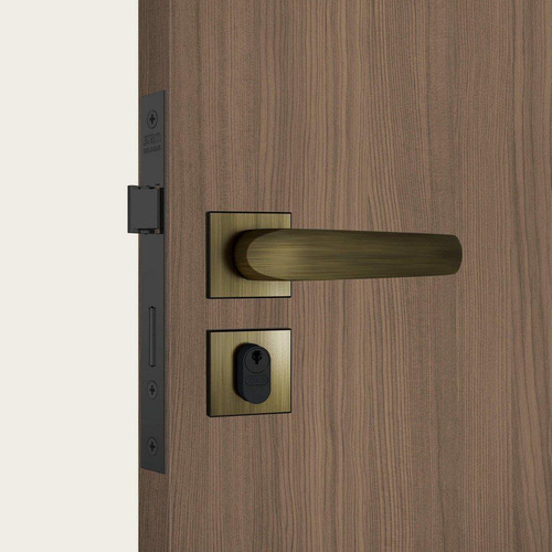Fechadura Stam 803/09 Externa (g) Rq1 Quadrada Antique