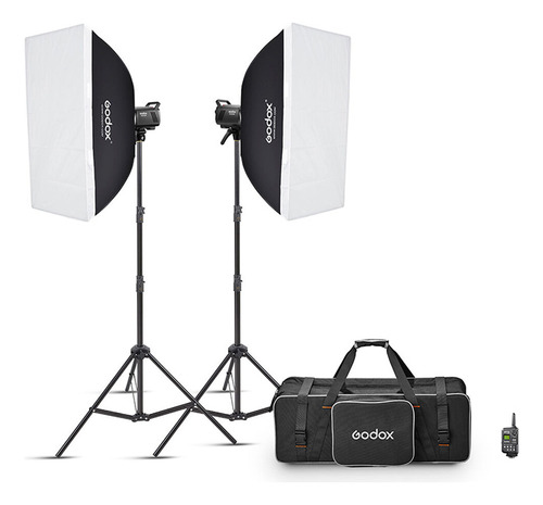 Kit De Iluminación De Estudio Godox Ms300v-f