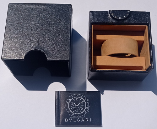 Original Estuche Caja Para Reloj Bvlgari Bulgari En Piel