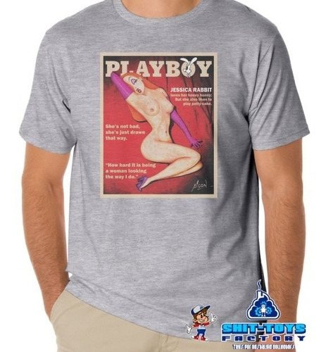 Camiseta Jessica Rabbit Playboy + Afiche