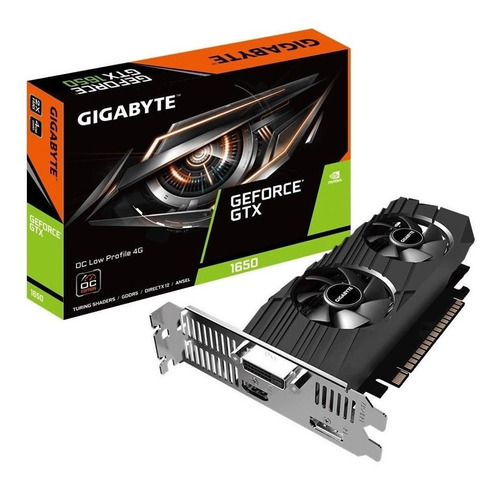 Imagem 1 de 5 de Placa de vídeo Nvidia Gigabyte  GeForce GTX 16 Series GTX 1650 GV-N1650OC-4GL OC Edition 4GB