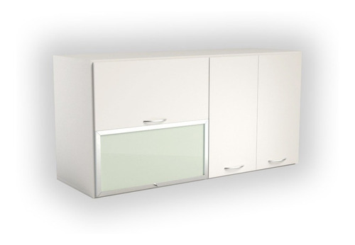 Alacena 1,20x60x30 -mueble-cocina-aluminio Blanca