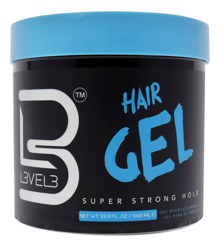 Gel Para El Cabello L3vel3 Super Strong Para Hombre, 1 L (pa