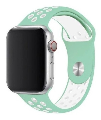 Pulseira Estilo Nike Para Apple Watch 42/44mm - Lake Green