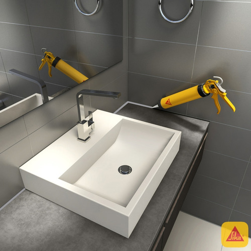 Sika Sanisil Silicona Baño Y Cocina Antihongos 280 Ml