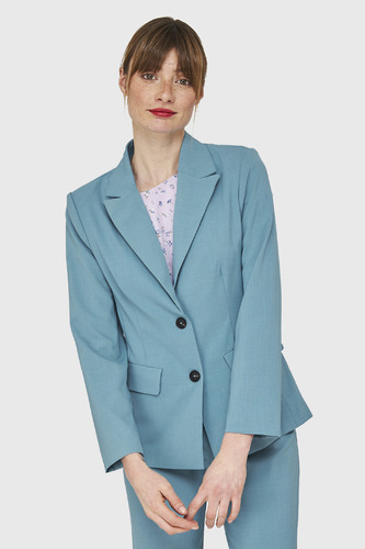 Blazer Dos Botones Celeste Nicopoly