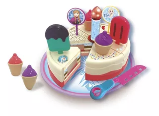 Frozen Ice Cake Torta Con Velita Luminosa Sonido Ditoys