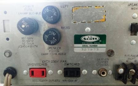 Amplificador De Potencia Scott Stereomaster 260 (110 Volts)