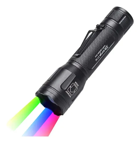 comprar Multifuncional Multi Color Led Linterna 4 1 Rgb 3aaa Luz