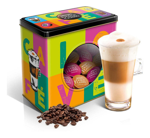 Imagen 2 de 4 de Cápsulas De Café Nescafé Dolce Gusto® X 4 U + Lata Colección