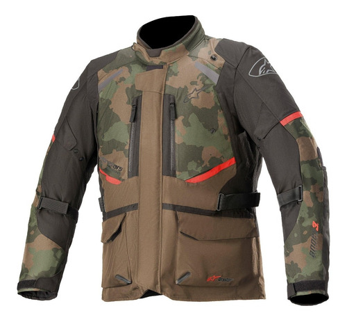 Chamarra Para Moto Alpinestars Andes V3 Drystar  Café/ Camo