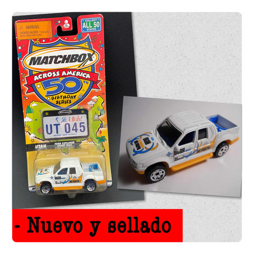 Matchbox Across America Utah Ford Explorer Sport Track