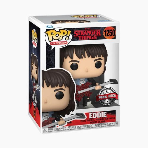 Figura de acción Eddie With Guitar de Funko Pop! Television