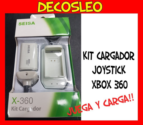 Bateria+cunita +carga Y Juega Josytick De Xbox 360 Decosleo