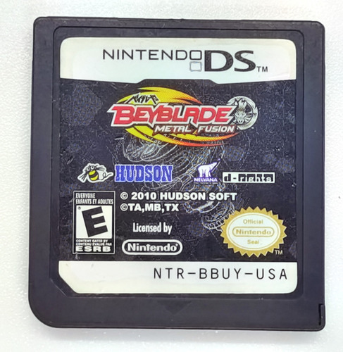 Beyblade Metal Fusion Nintendo Ds Cartucho Oferta