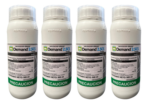 Demand Cs 500 Ml Insecticida Termitas Chinches 4pzs
