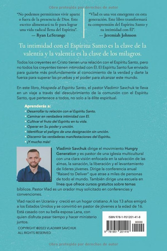 Hospeda Al Espiritu Santo, De Vladimir Savchuk. Editorial Bowker, Tapa Blanda En Español
