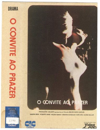Imagem 1 de 1 de Vhs O Convite Ao Prazer/sandra Brea/orig /rariss/cic Video